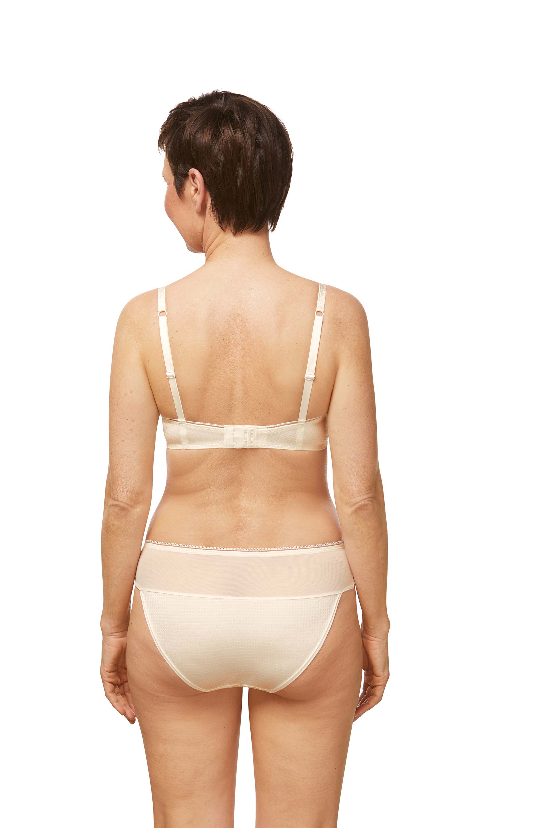 Slip Carrie Wollweiß/Hellbeige