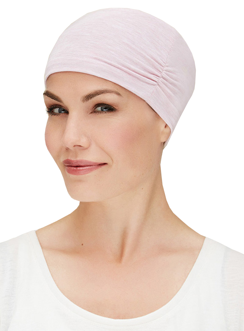 Bambus Nachtkappe Rosa meliert