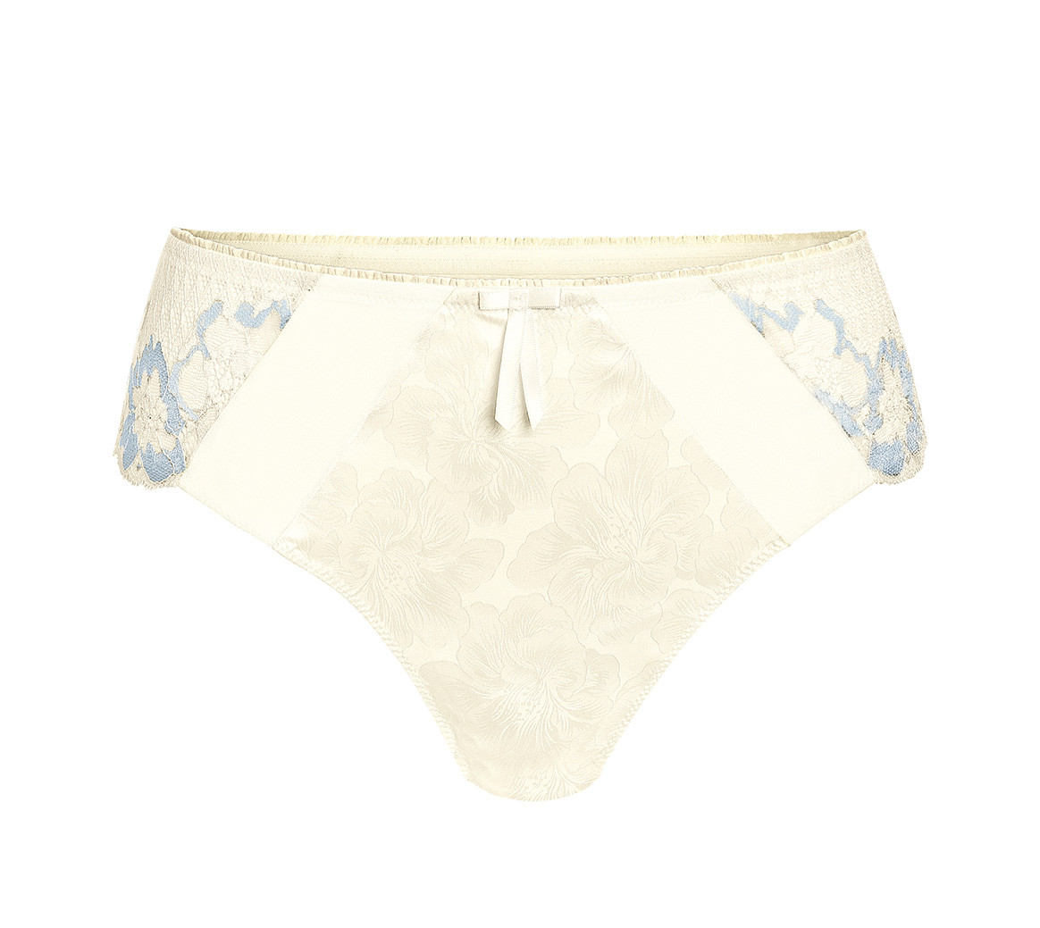 Slip Arya Wollweiß/Hellblau