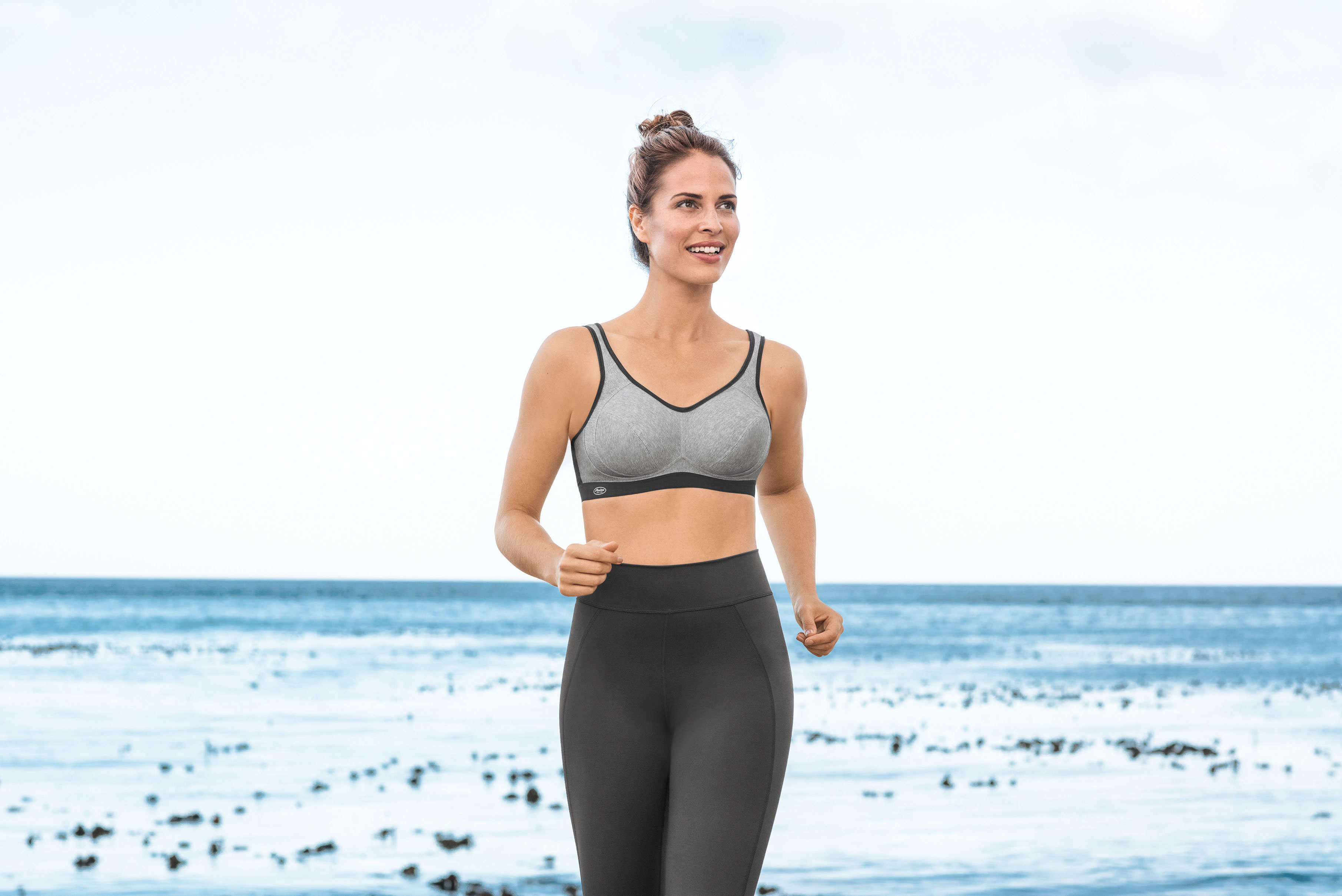 Prothesen-Sport-BH Extreme Control Heather grey