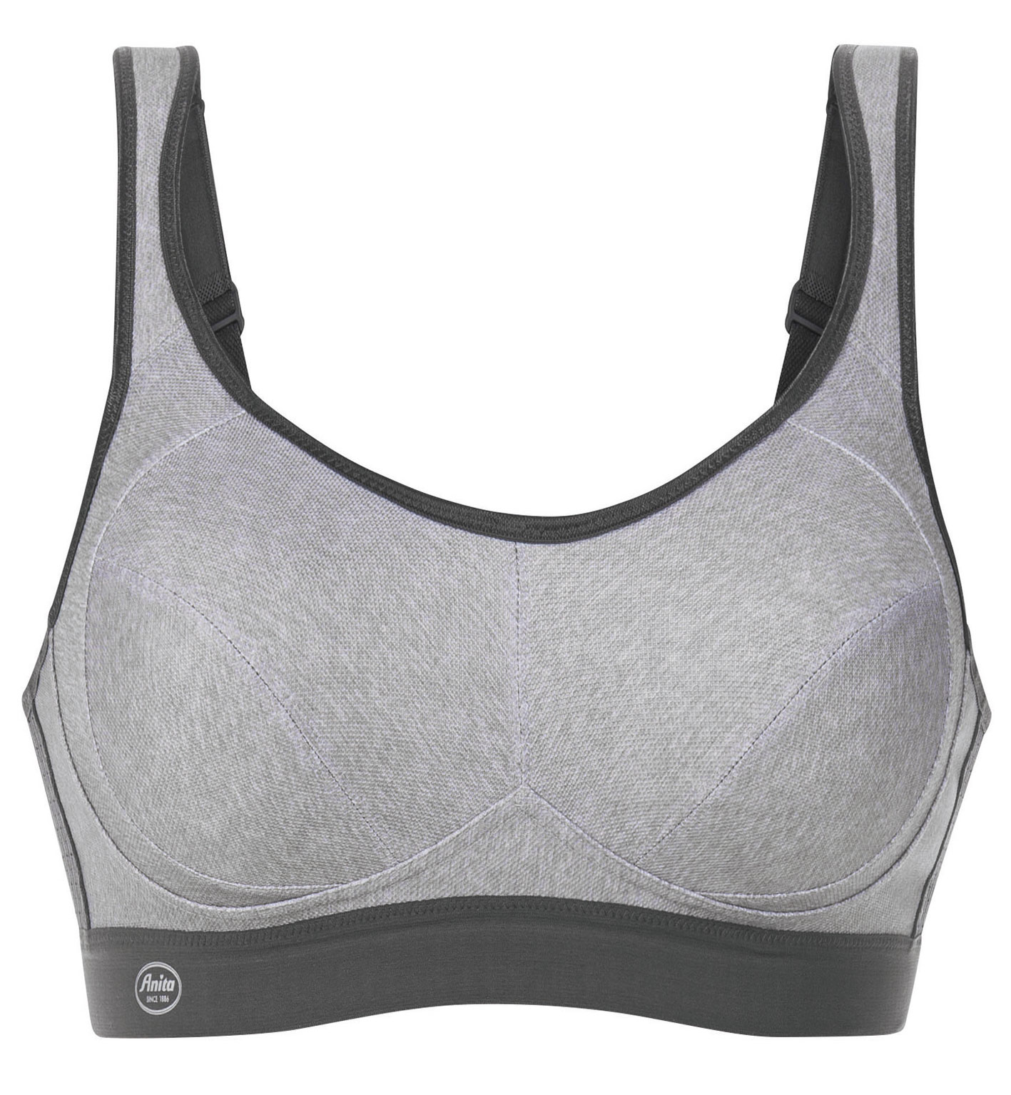Prothesen-Sport-BH Extreme Control Heather grey