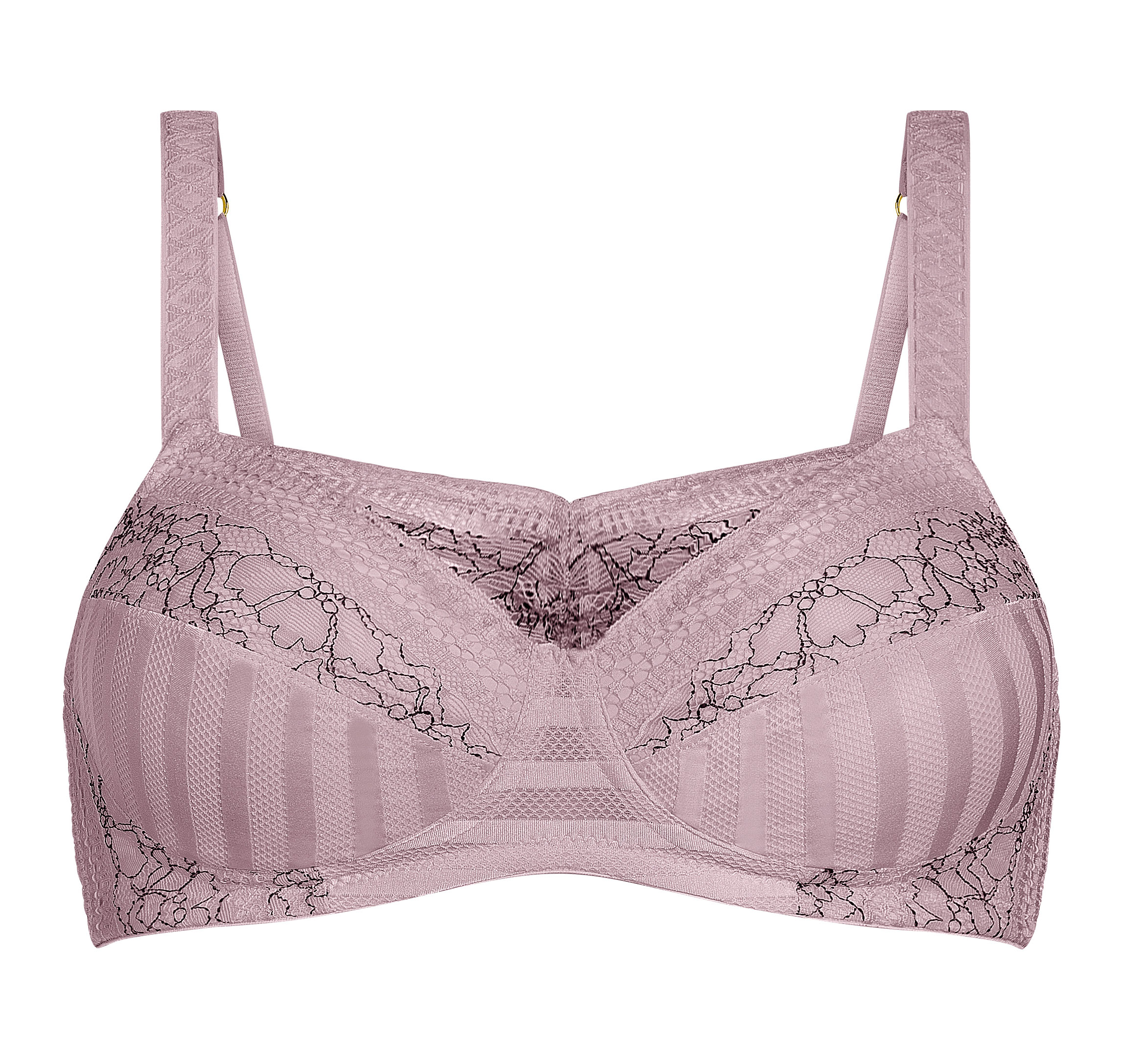 Prothesen-BH Evelina Soft-BH Mauve/Grau