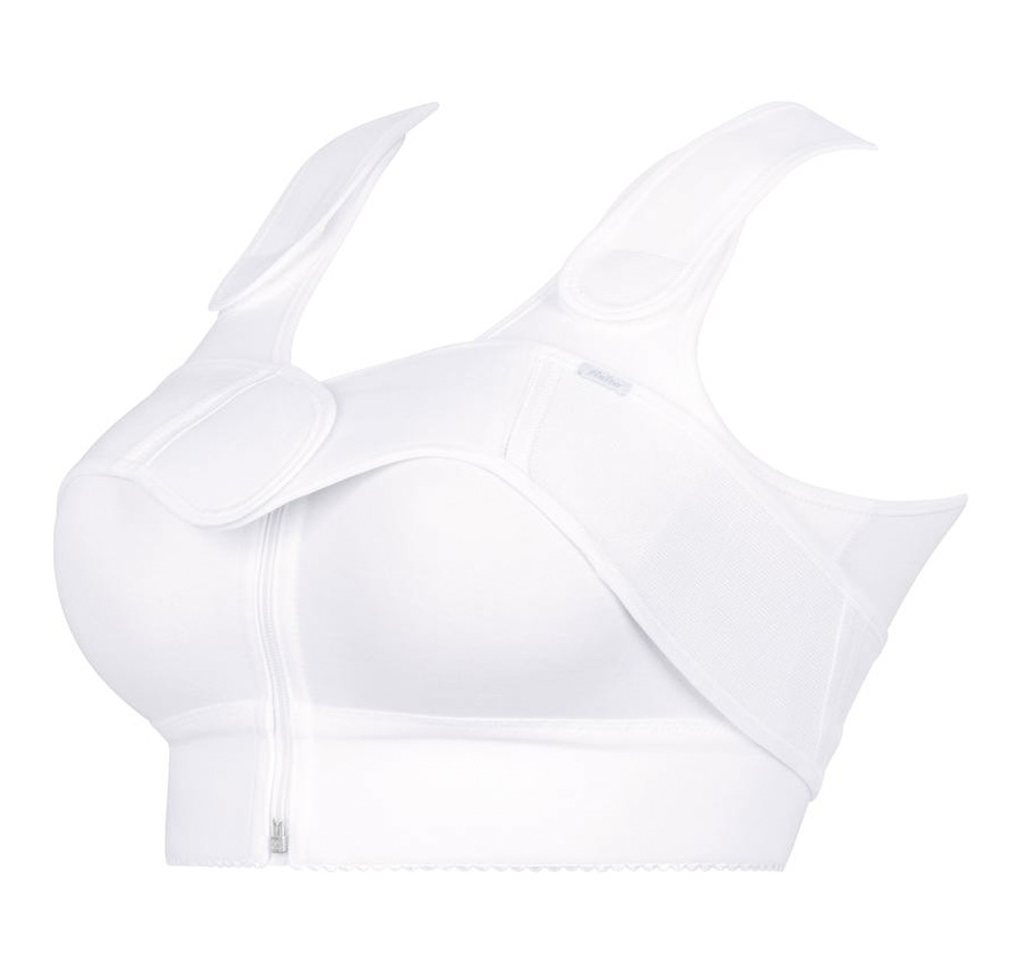 Marbella Kompressions BH + Gürtel weiss 1095